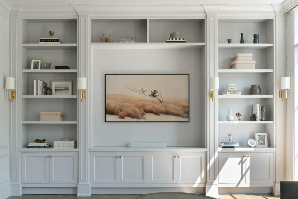 study with custom built-in storage