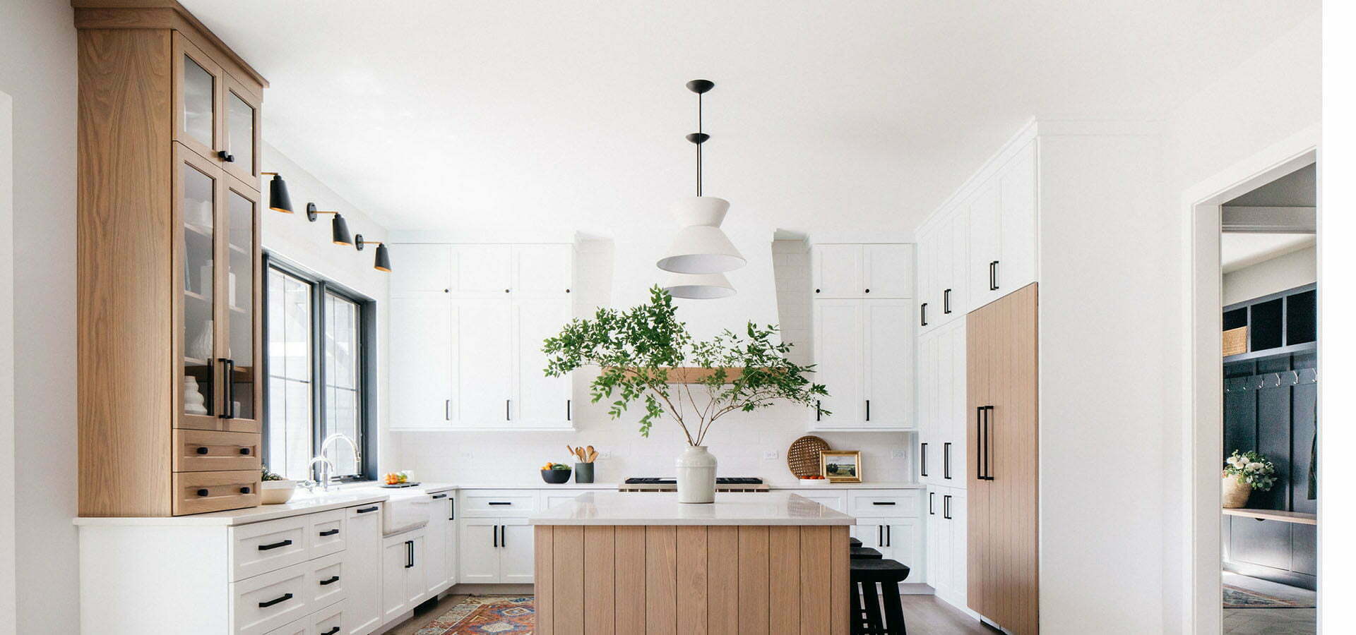 White Oak Custom Kitchen Cabinets